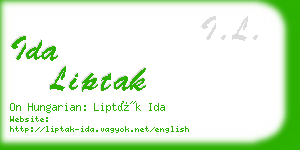 ida liptak business card